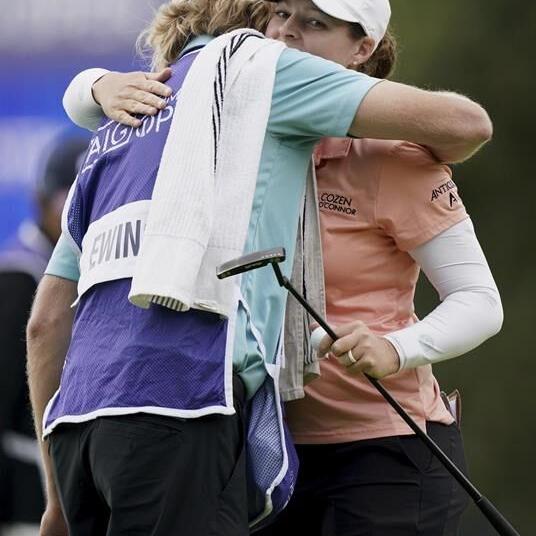 Ally Ewing delivering good impression of Brian Harman with strong start to Women's British Open